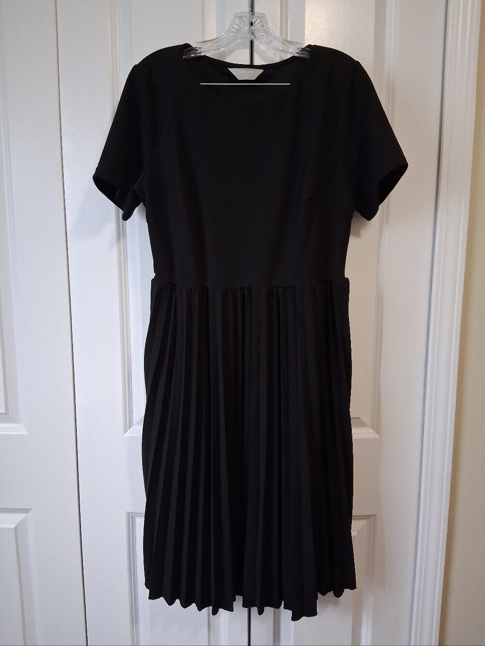 Black Pleated Dress